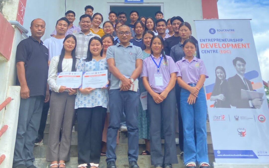 1st Batch Entrepreneurship Development Centre Successfully concluded at Peren Government College